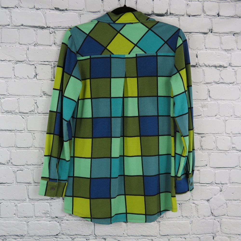 Women's Petite Heavenly Jersey Button-Front Tunic - Picture 4 of 5